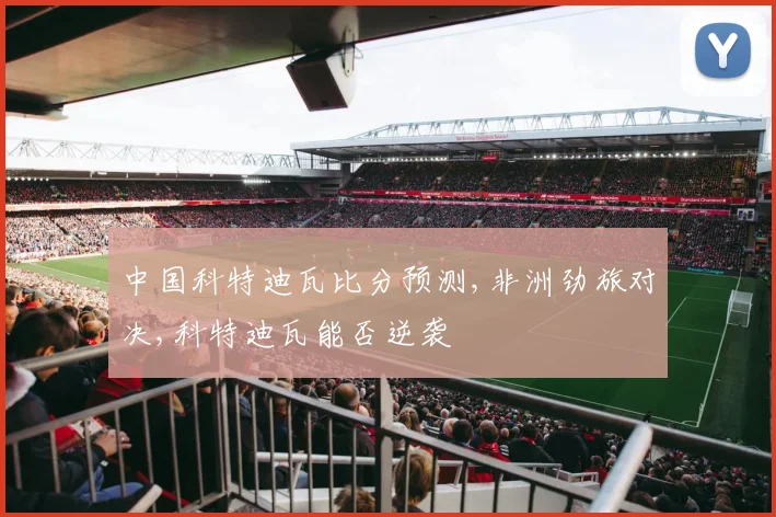中国科特迪瓦比分预测,非洲劲旅对决,科特迪瓦能否逆袭